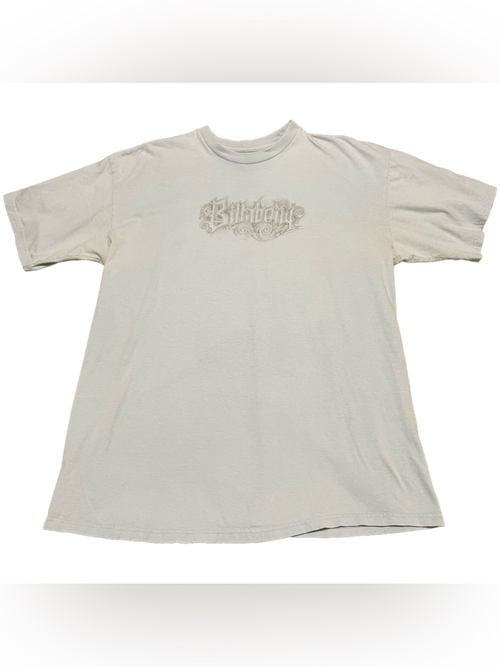 y2k Billabong Short Sleeve Crew Tee in Light Blue